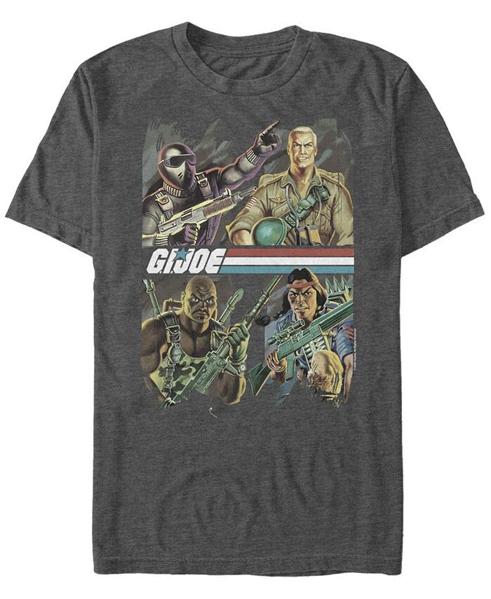 

Мужская футболка GIJoe Character Box Up с короткими рукавами Fifth Sun, серый