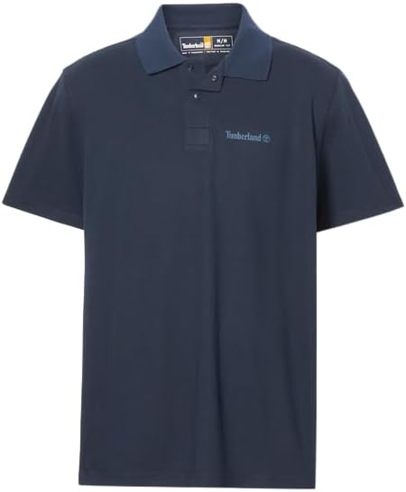 

Мужская рубашка-поло Timberland с коротким рукавом, темный сапфир