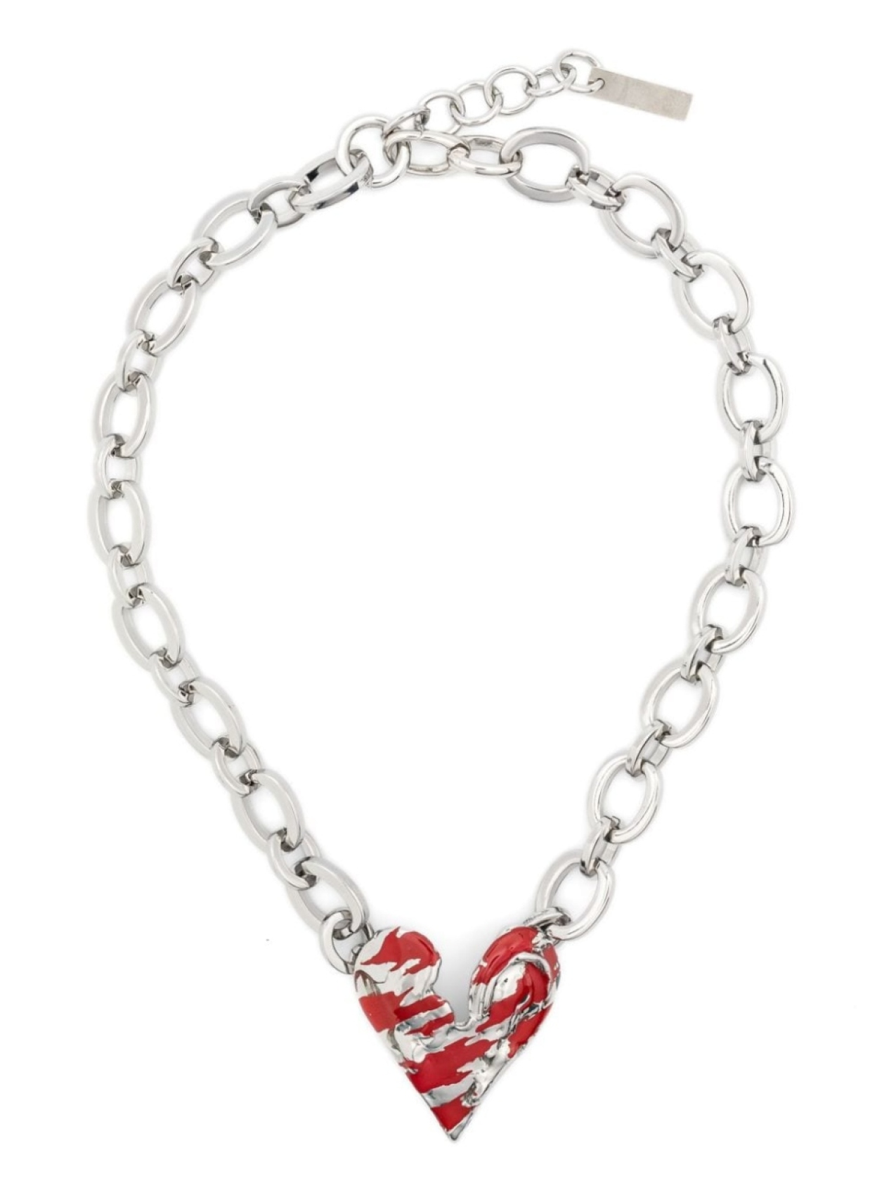 

Колье Jumbo Heart Vann Jewelry, серебряный