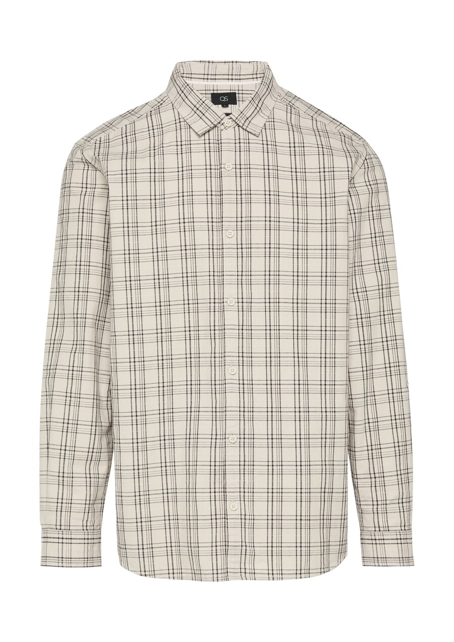 

Рубашка на пуговицах классического кроя QS, Beige