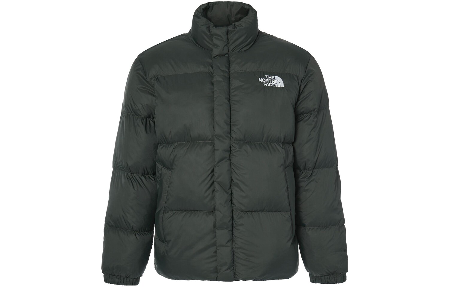 

Стеганая куртка унисекс зеленая The North Face, зеленый