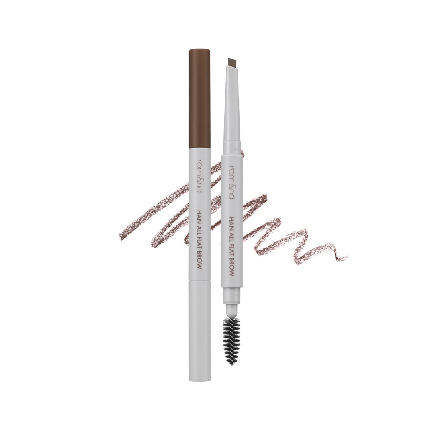 

Карандаш для бровей Han All Flat Brow W2 Mild Wood - 0,17 г, теплый молочно-коричневый оттенок Rom&Nd