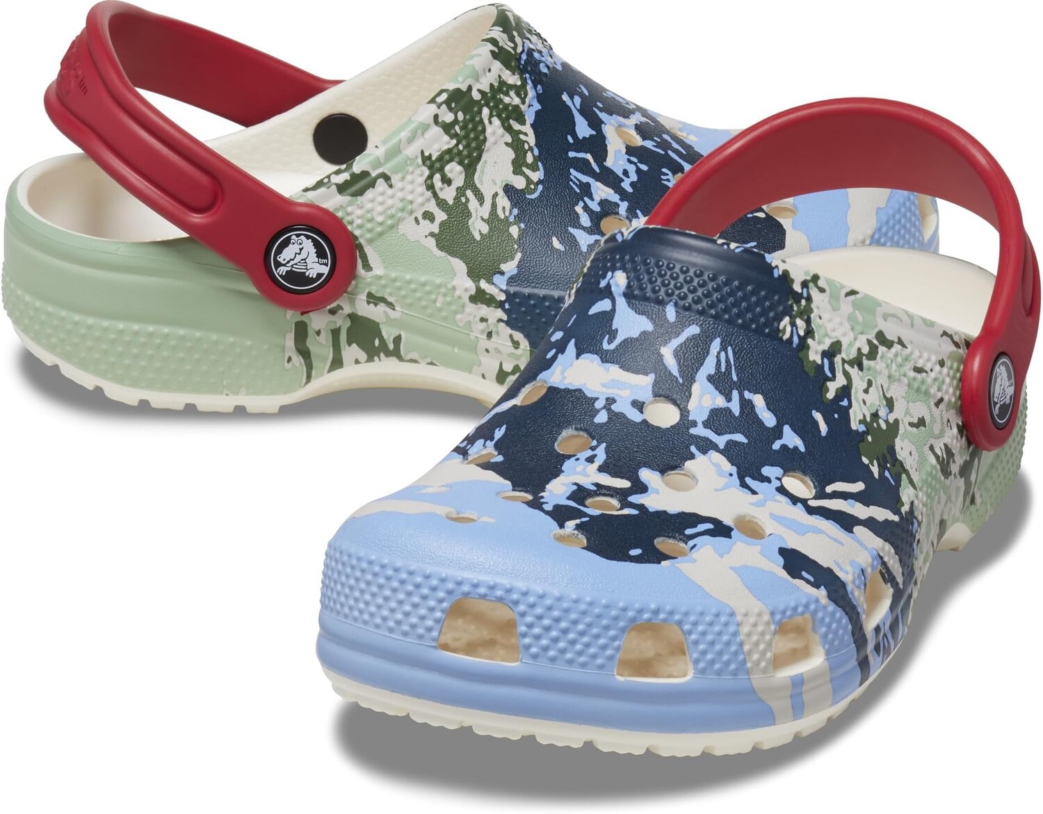 

Сабо Classic Clog - Seasonal Graphic Crocs, цвет Multi/Summit