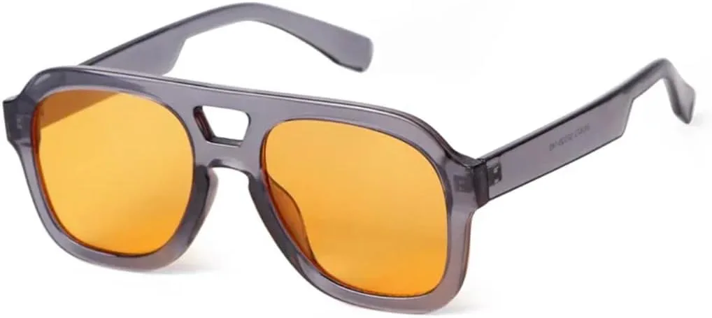 

Солнцезащитные очки с защитой UV400 | Двойная перемычка, синие линзы | для женщин и мужчин, для занятий спортом на открытом воздухе и вождения DSVIGF, 05