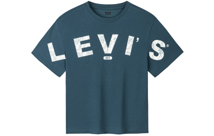

Футболка для начальной школы Levis, цвет морской волны
