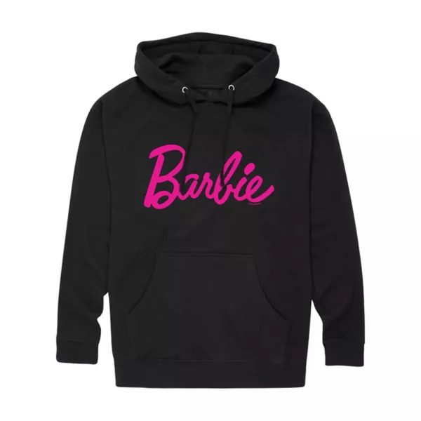 

Классический худи с логотипом для мужчин Barbie, черный