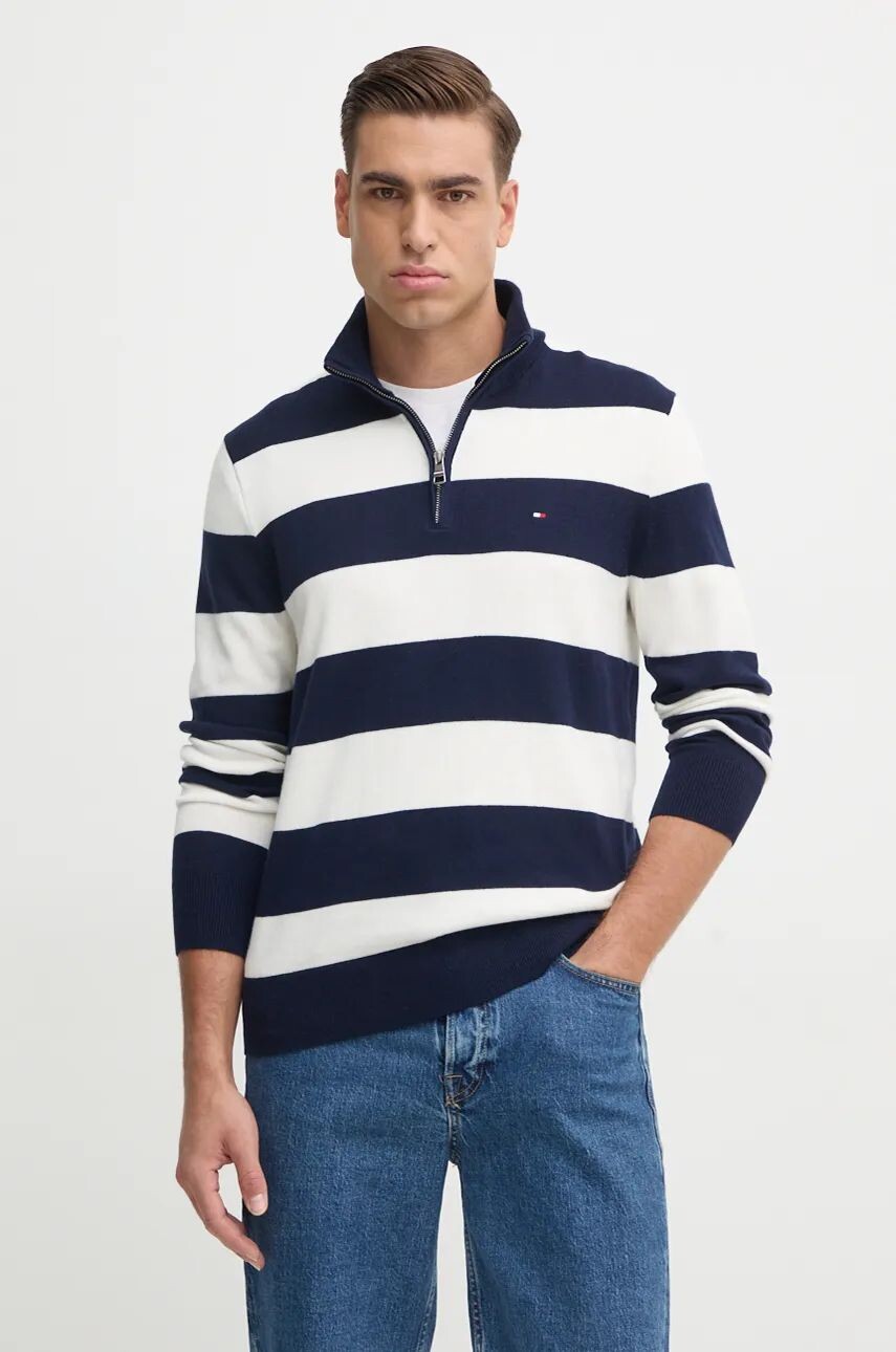 

Свитер Tommy Hilfiger с добавлением кашемира, темно-синий