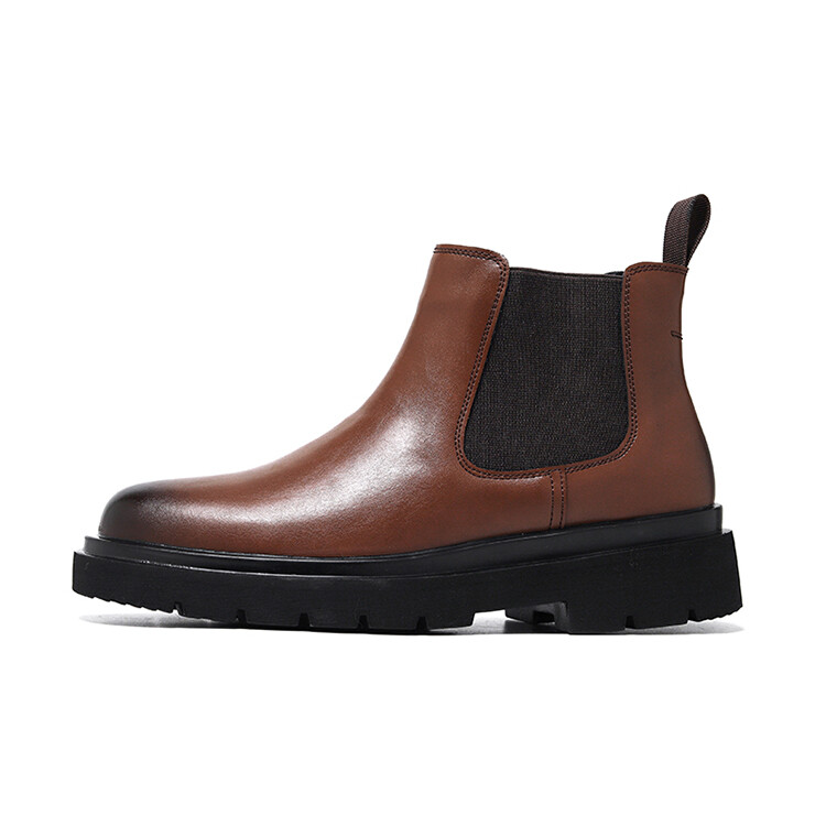 

Ботинки GZZ Chelsea Boots Men Fleece-Lined, коричневый