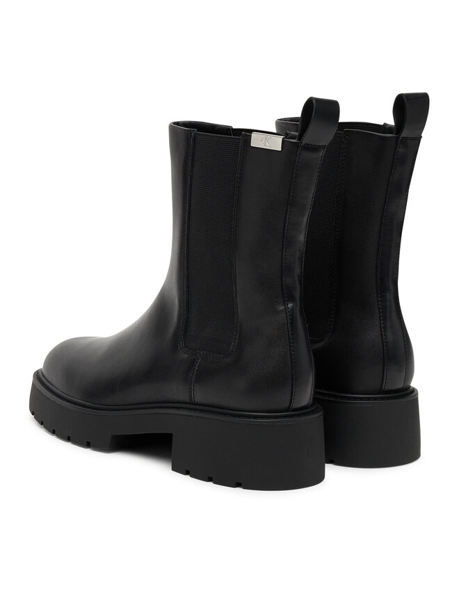 Классические ботильоны Combat Mid Chelsea Boot Hw Lth YW0YW01869 Calvin Klein Jeans, черный — фото 3