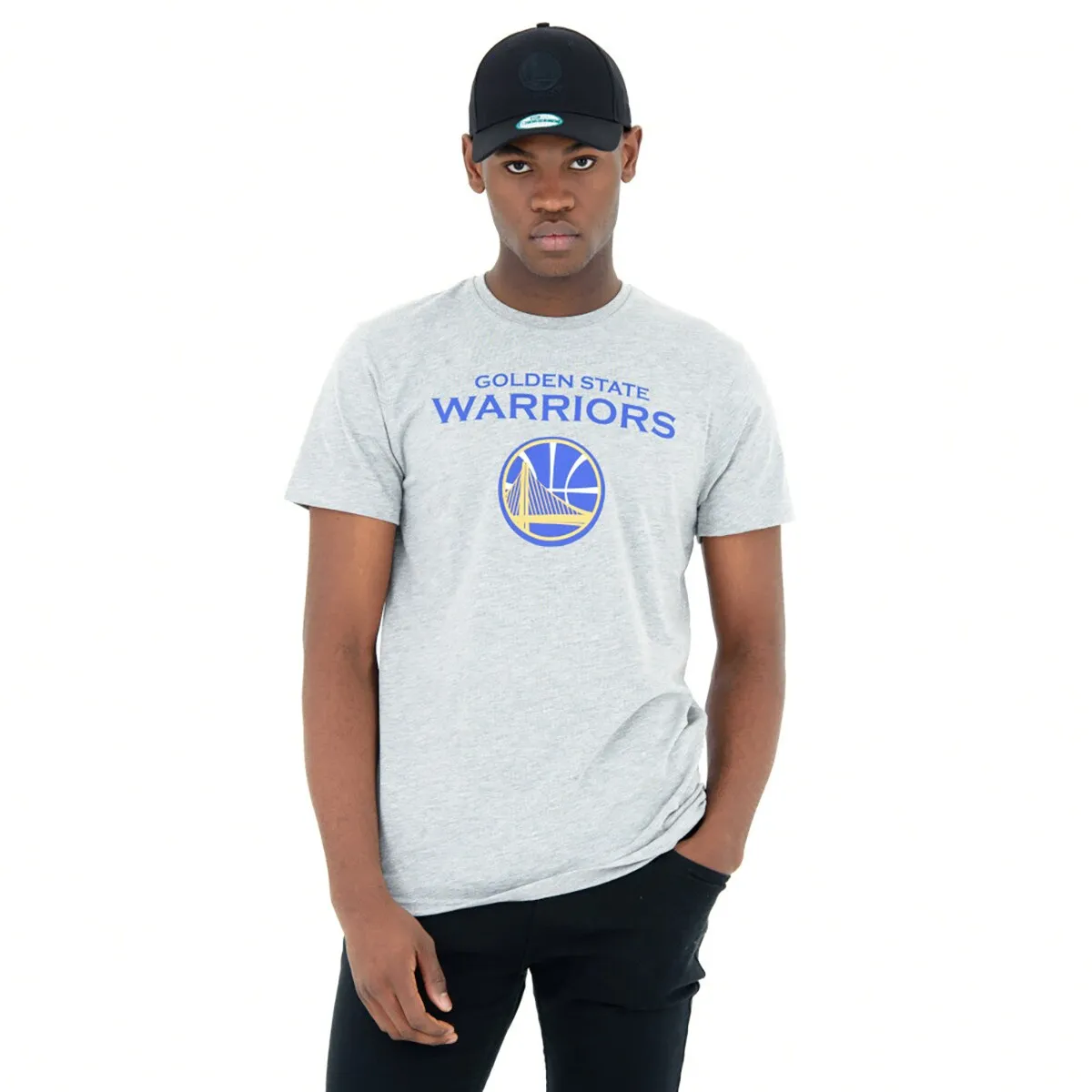 

Футболка унисекс Golden State Warriors NBA New Era, серый