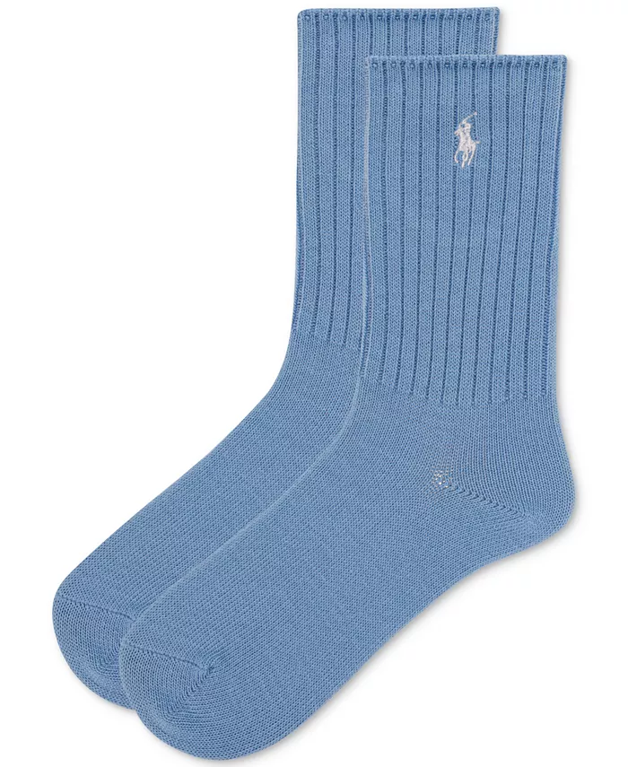 

Женские классические ребристые носки 79104 Polo Ralph Lauren, синий