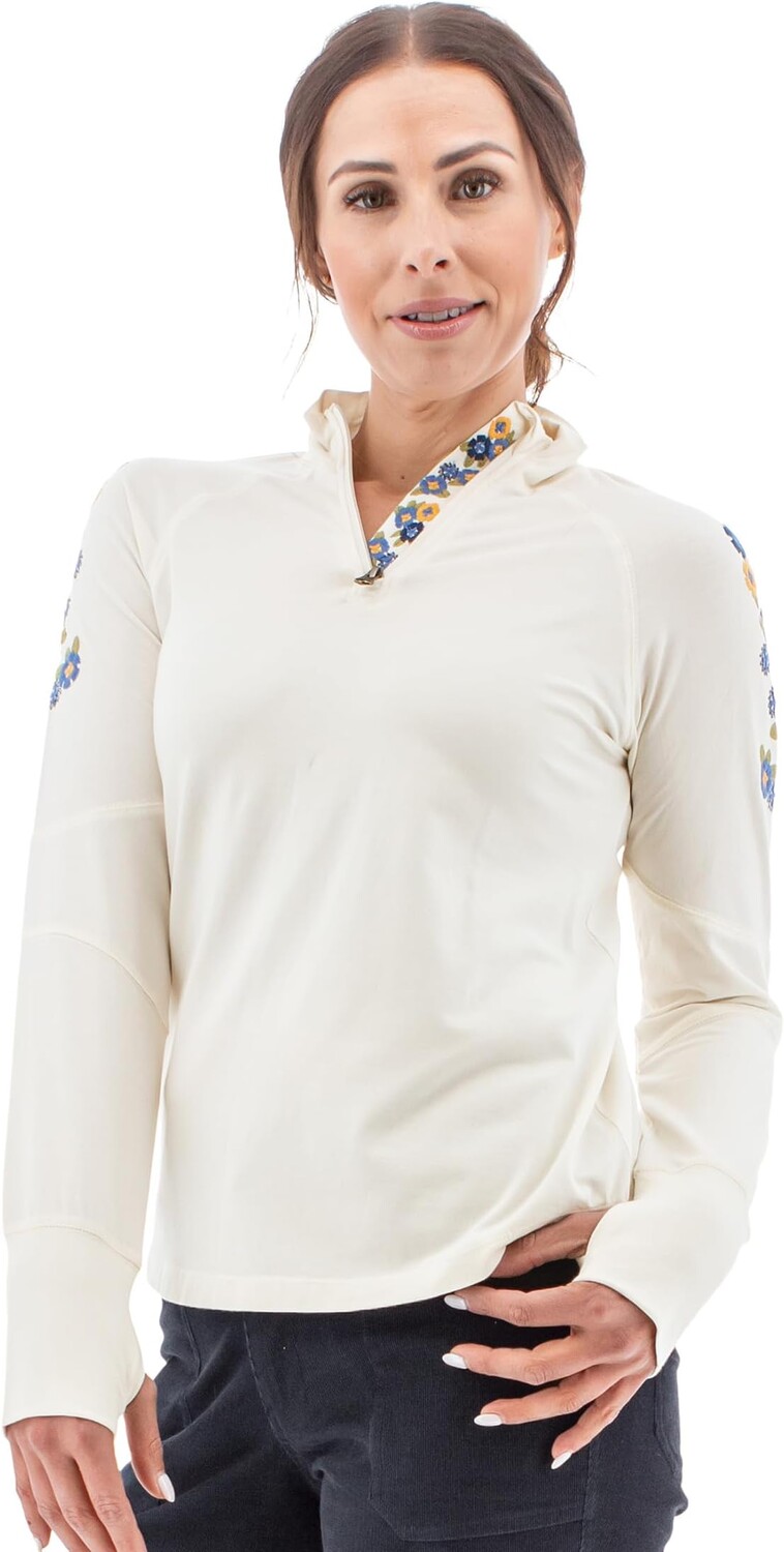 

Рубашка Aventura Clothing Inspire 1/4 Zip, цвет Egret