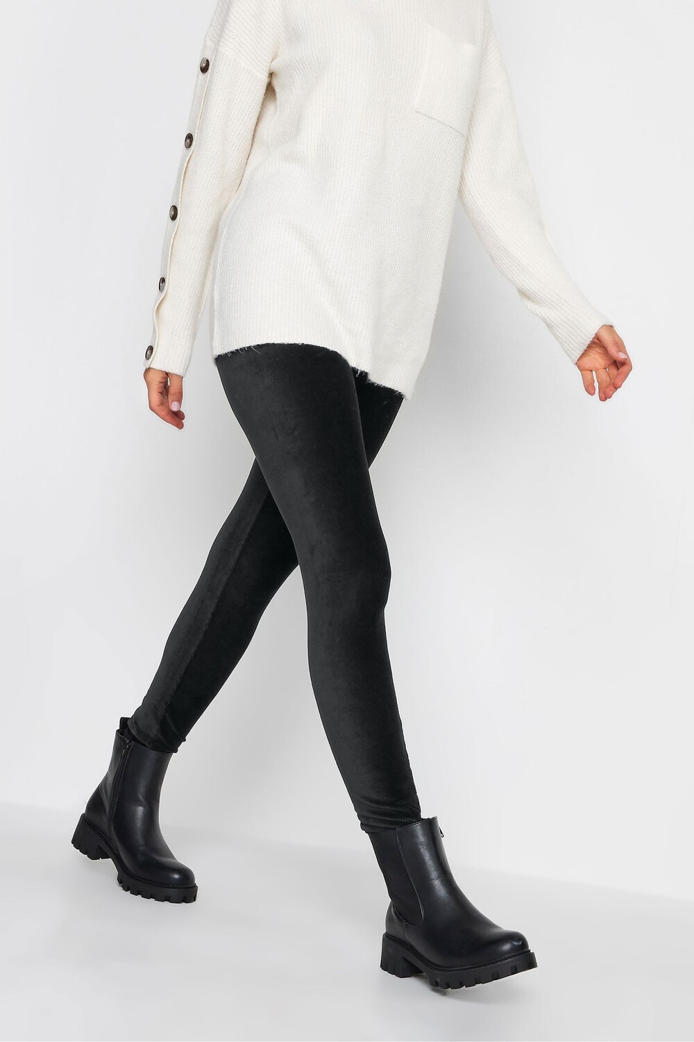 

Вельветовые леггинсы Long Tall Sally, черный