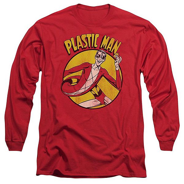 

Футболка с длинным рукавом Dc comics plastic man Licensed Character