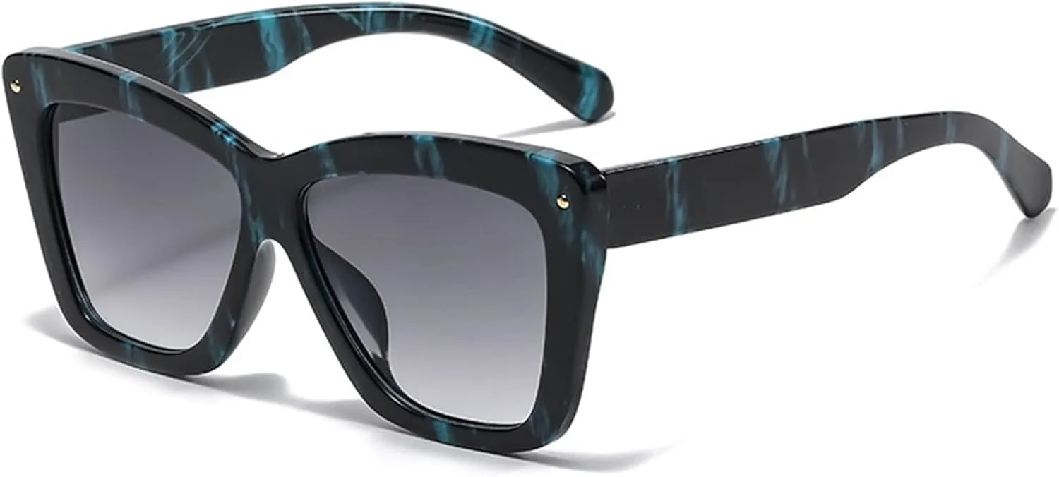 

Солнцезащитные очки в форме «кошачий глаз» с крупной оправой для женщин, в уличном стиле, модель 2027 года, очки интернет-знаменитостей для отдыха на природе MTZJH, E