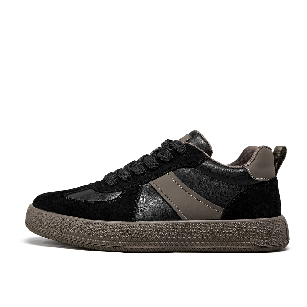 

Низкие мужские туфли для скейтбординга YEARCON, Black (Unlined Shoes)