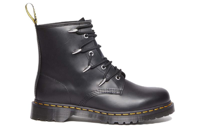 Мужские ботинки Dr. Martens 1460 Alien Hardware кожаные на шнуровке, черный — фото 3