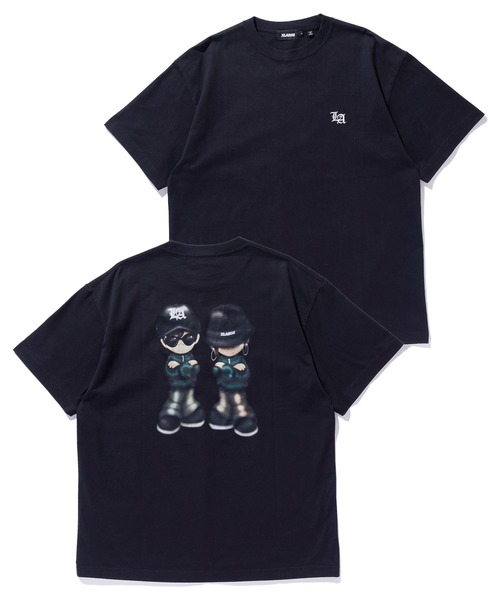 

Детская футболка с коротким рукавом XLARGE, черная