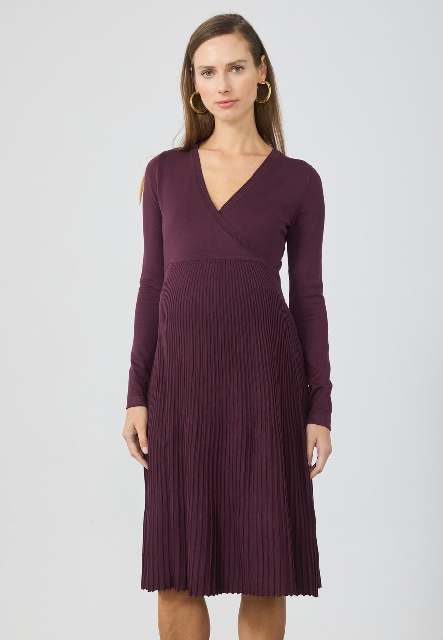 

Платье Anna Field MAMA Jumper dress, Wine/Bordeaux