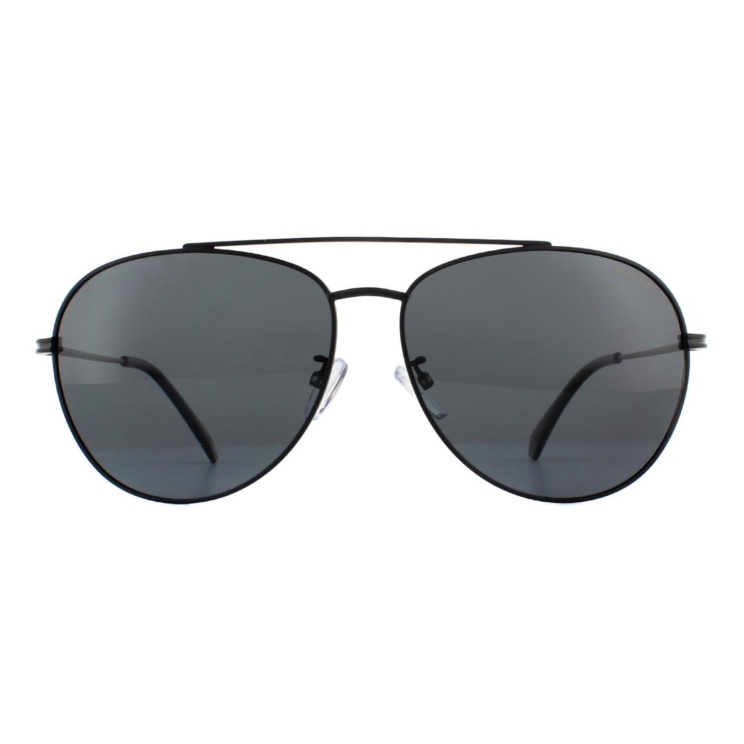 

Солнцезащитные очки aviator серого цвета с поляризационными линзами Polaroid, черный