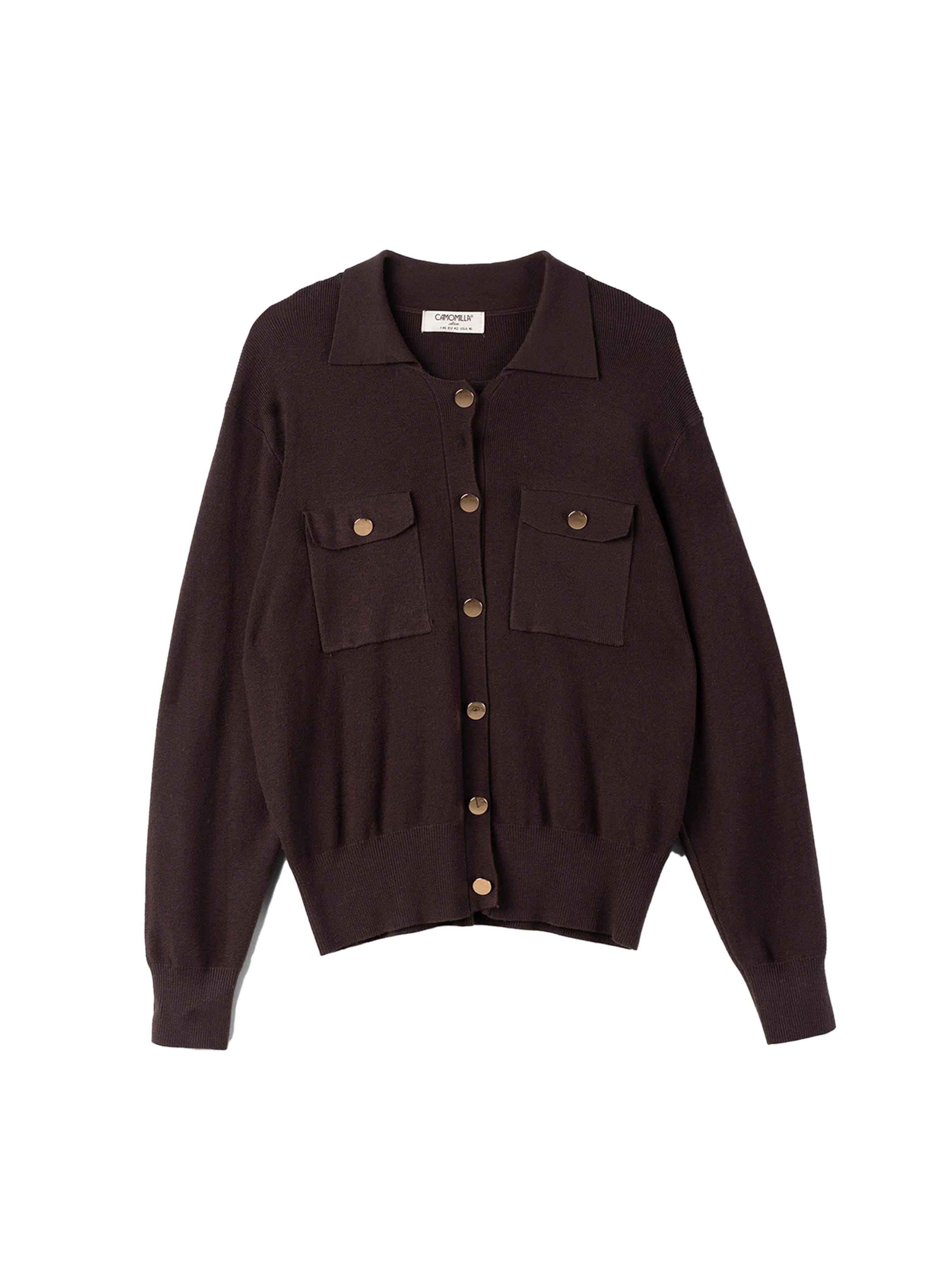 

Camomilla Italia Кардиган 'CAMILLA' в темно-коричневом цвете