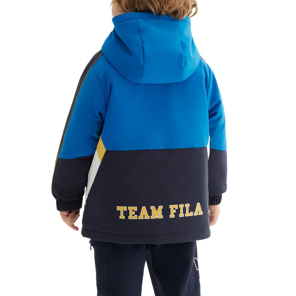 Ветровка Steel Blue для детей 3-7 лет FILA KIDS, синий — фото 2