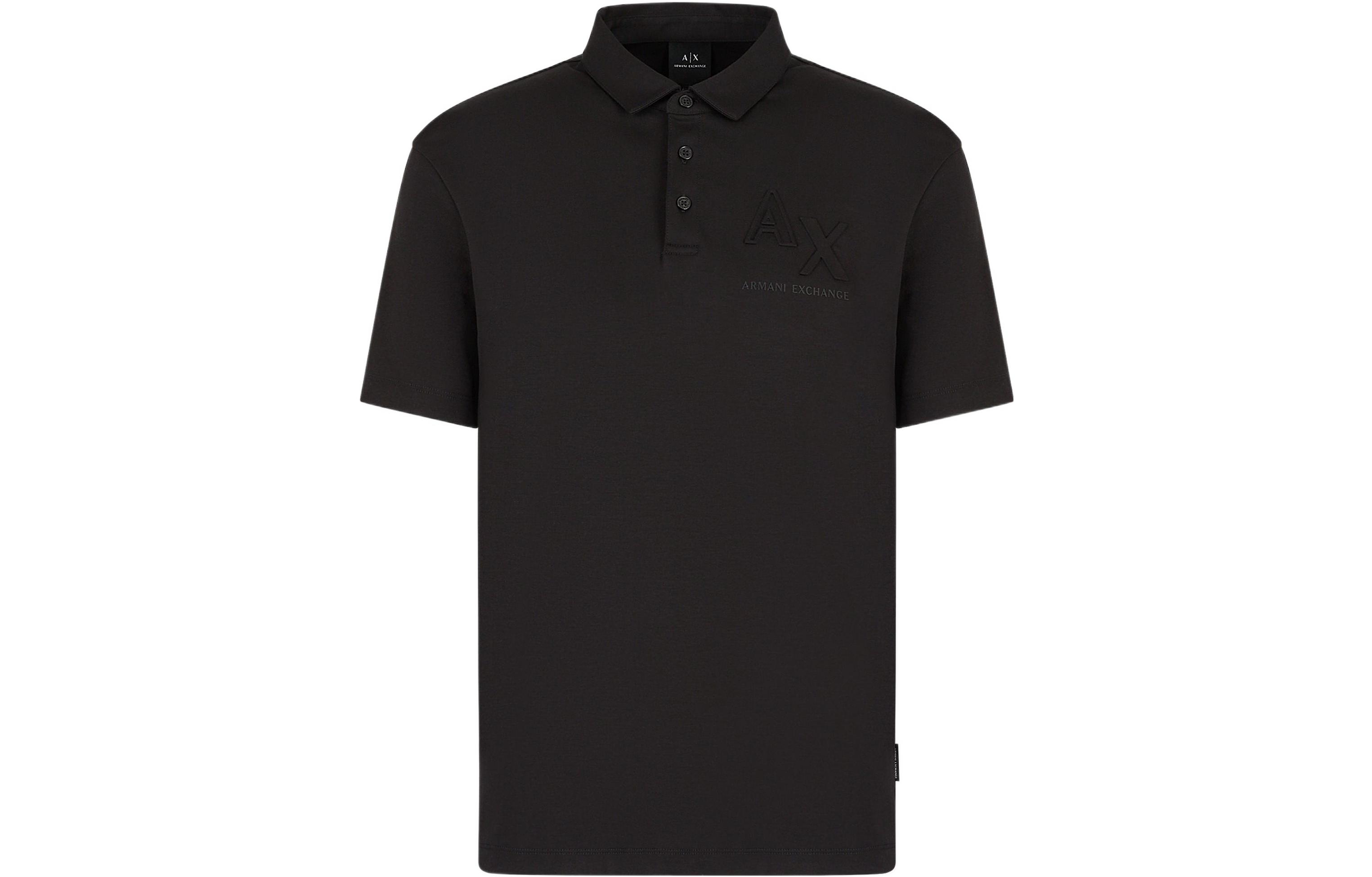

Футболка поло мужская черная ARMANI EXCHANGE