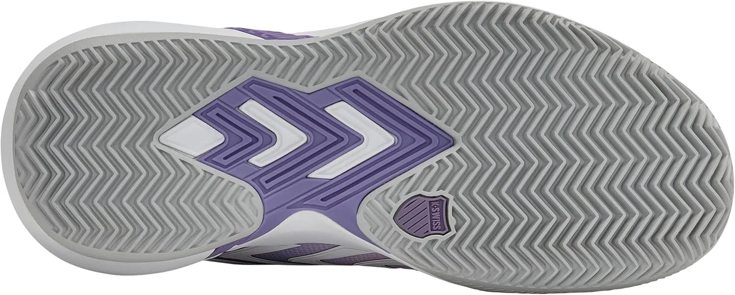 Кроссовки теннисные K-Swiss Ultrashot Team 2 Clay, White Purple Haze Lunar Rock — фото 4