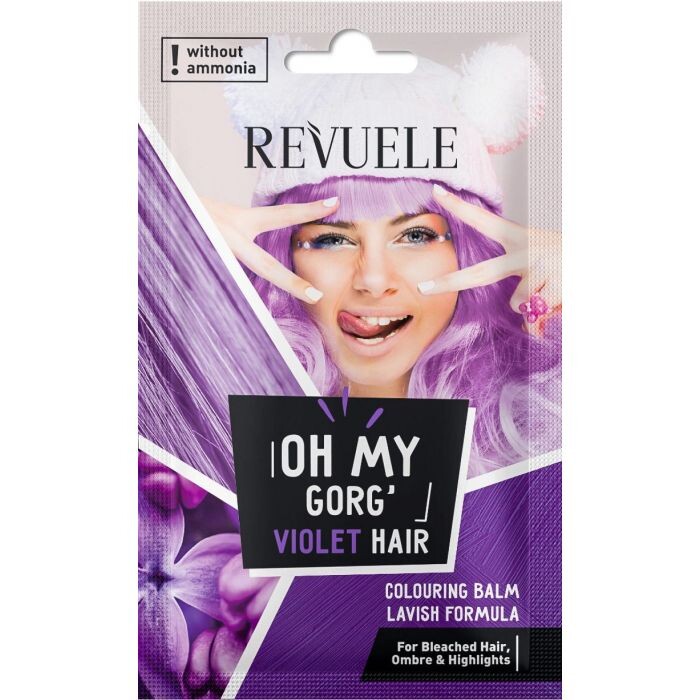 

Краска для волос Oh My Gorg Bálsamo Colorante para el cabello Color Violeta Revuele, Morado