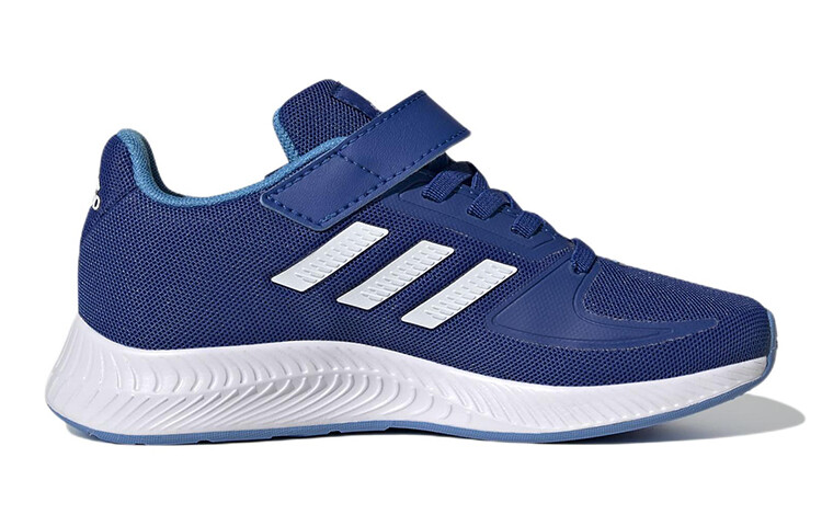Кроссовки детские Runfalcon 2.0 детские низкие синие Adidas — фото 2