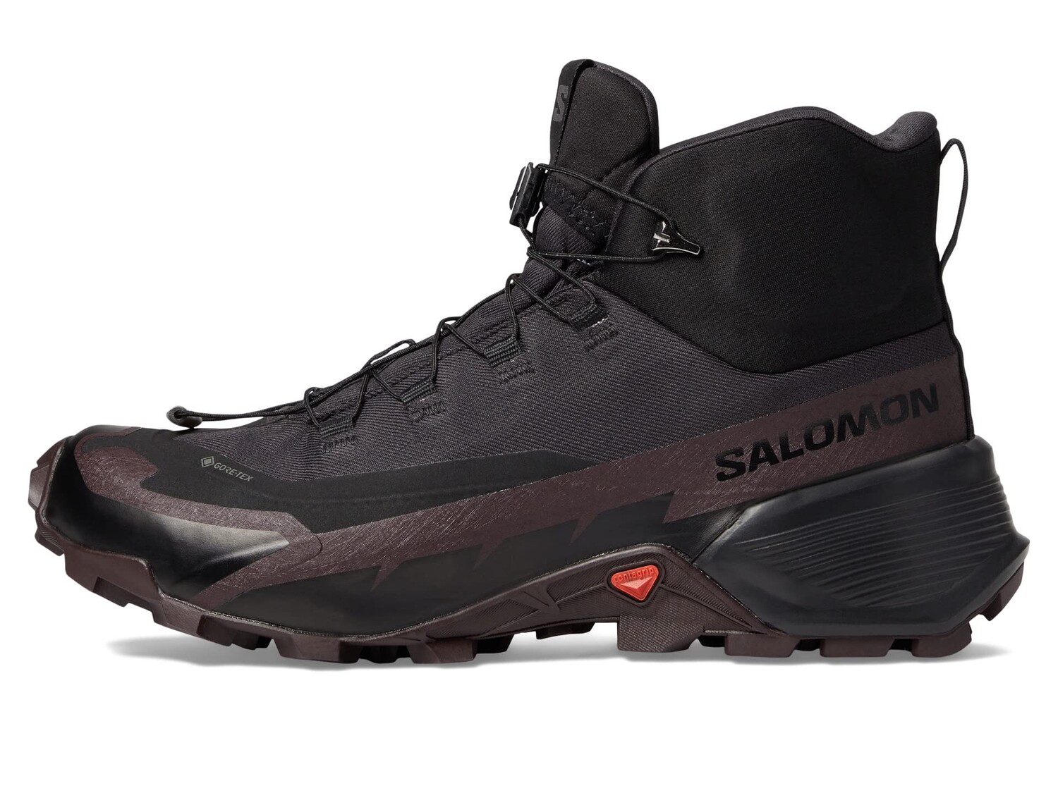 

Треккинговые ботинки Salomon Cross Hike Mid GTX 2, черный/бордовый