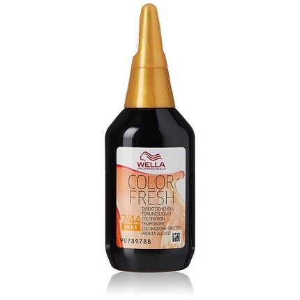 

Color Fresh 7/44 Интенсивно-красный, красно-коричневый, 75 мл, Wella