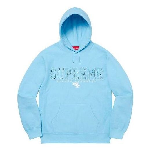 

Толстовка gems hooded sweatshirt 'blue' Supreme, синий
