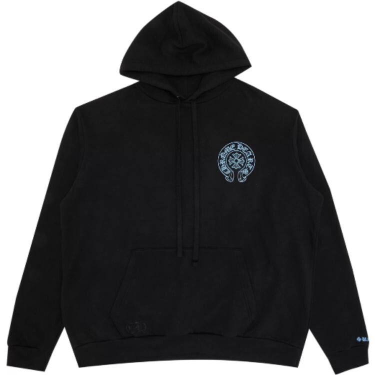 

Толстовка унисекс черная Chrome Hearts, черный