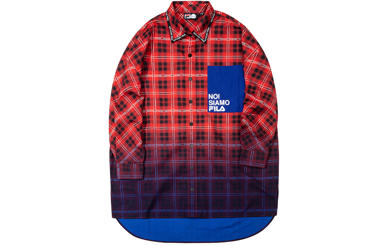 

FILA FUSION Женская красная рубашка