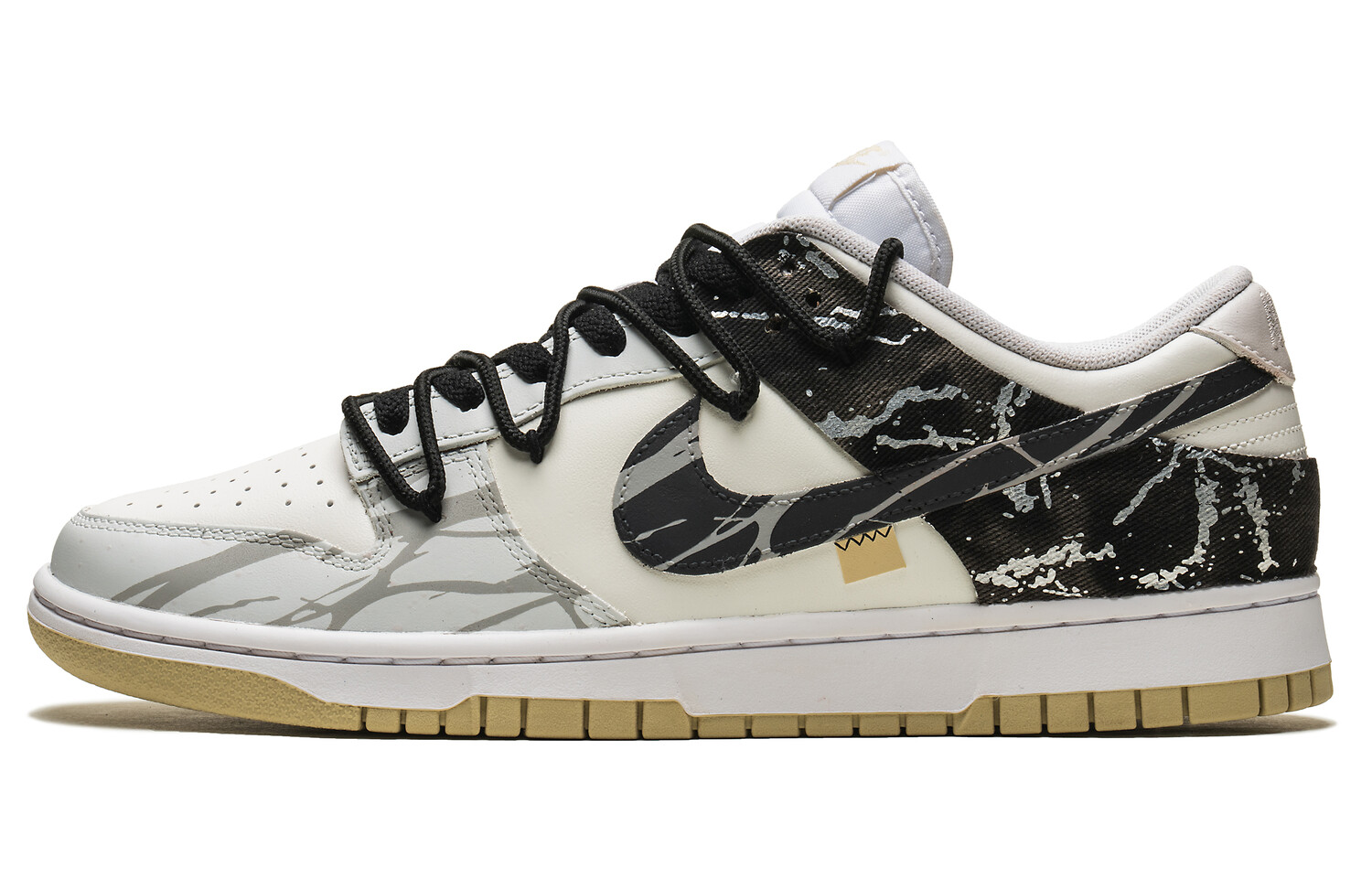 

Кроссовки Nike Dunk Skateboarding Shoes Men Low-top Brown, серый