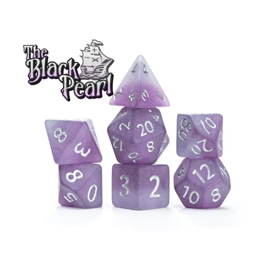 

Полимерный набор из морского стекла - Черная жемчужина (7), Miscellaneous Dice & Accessories (Gate Keeper Games)