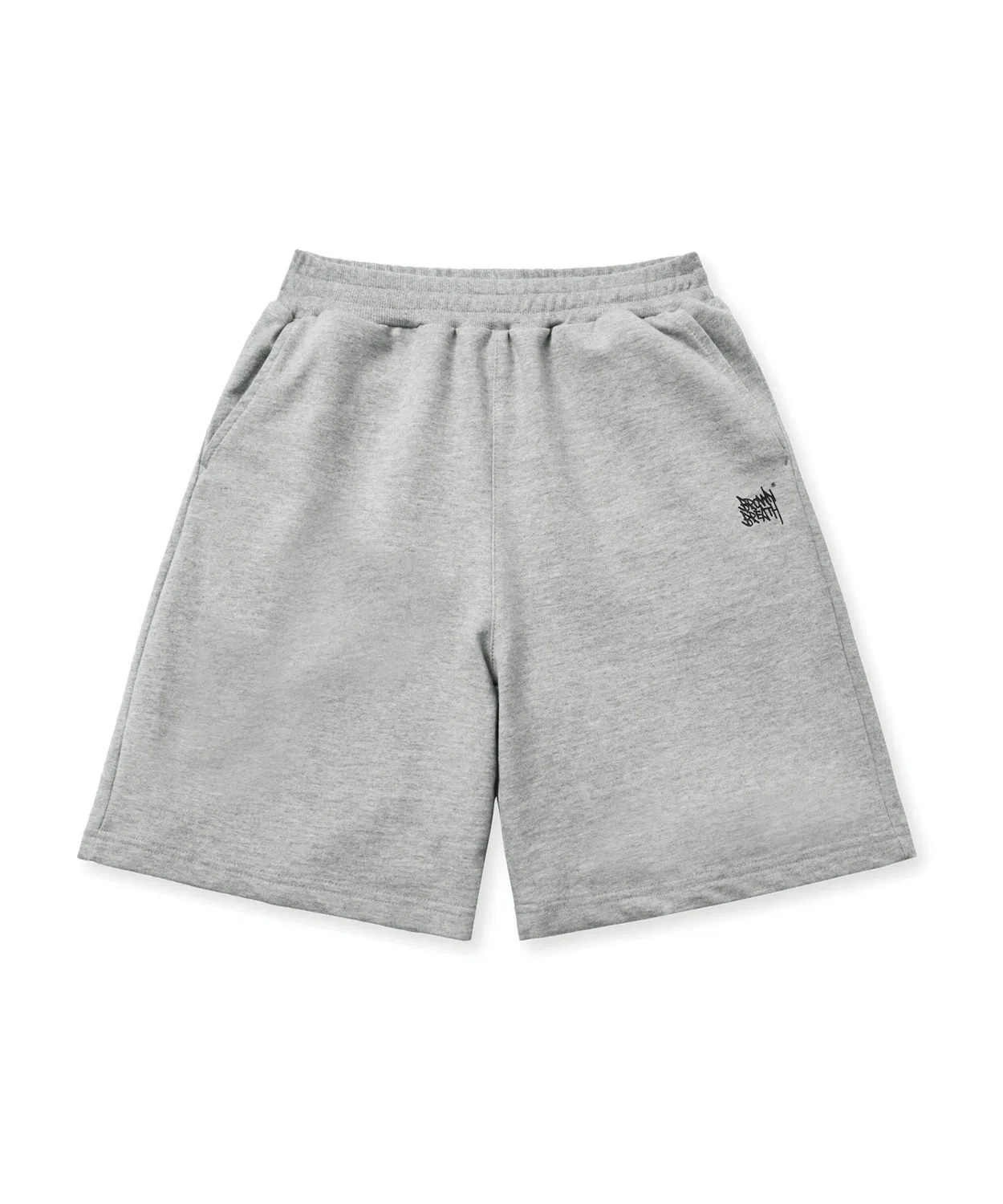 Детские хлопковые шорты с биркой серого цвета от Brownbreath Kids — фото 2