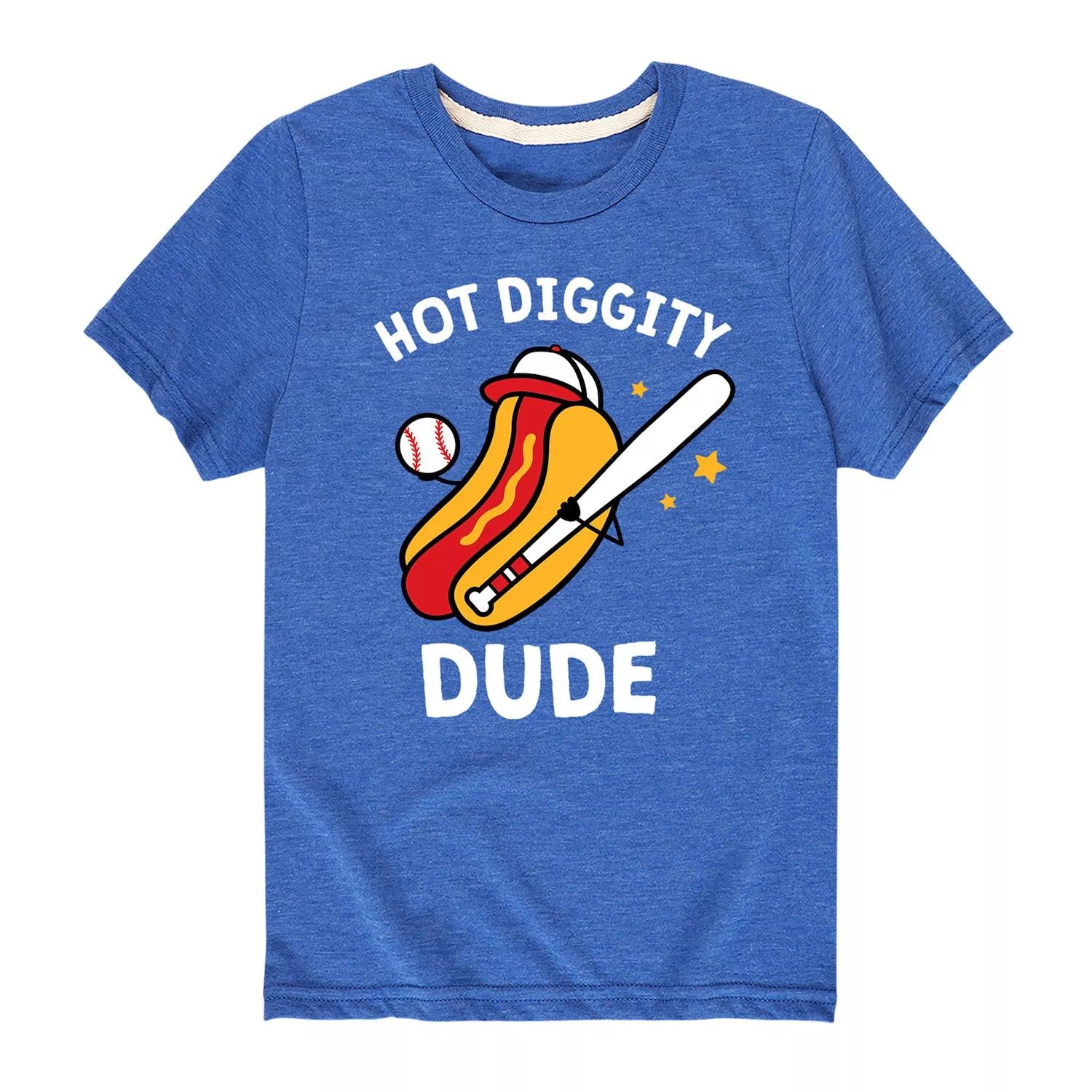 

Бейсбольная футболка Hot Diggity Dude для мальчиков 8–20 лет Licensed Character
