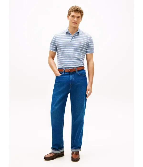Полюс regular fit Tommy Hilfiger, синий — фото 2