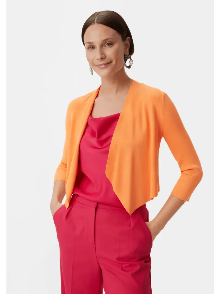 

Кардиган comma Strickjacke 3/4 Arm, оранжевый