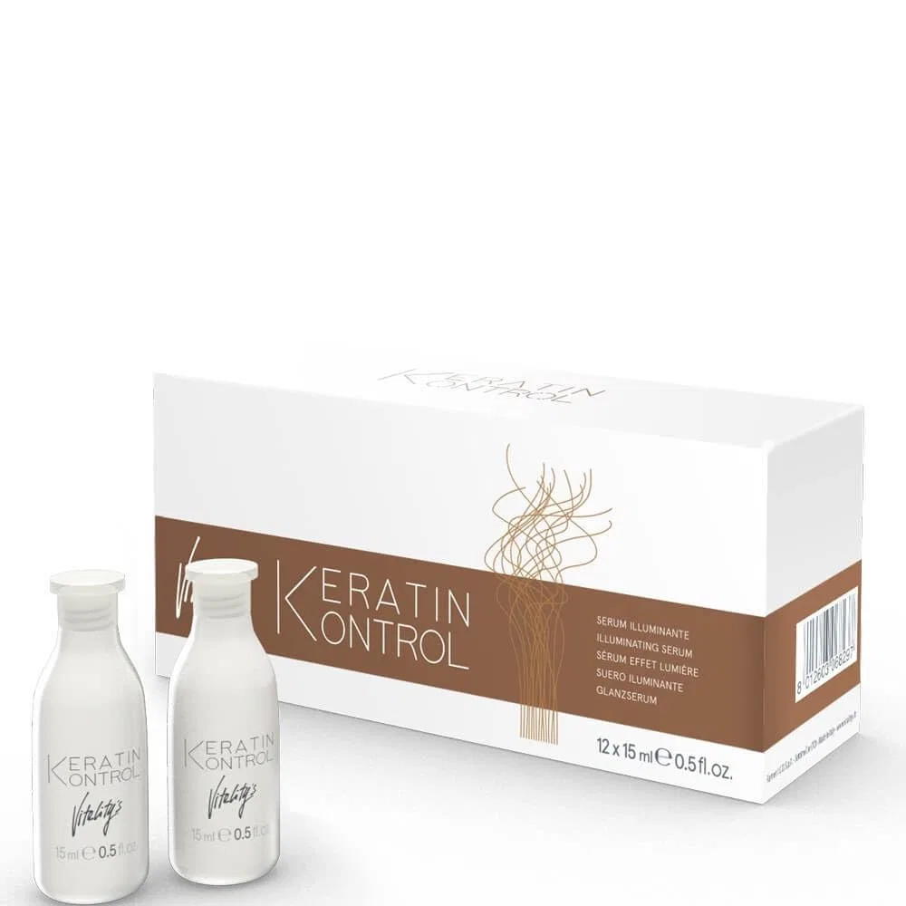 Сыворотка для волос «Keratin Kontrol Illuminating Serum» от Vitality's, 12 x 15 мл ‎Vitality'S By Farmen