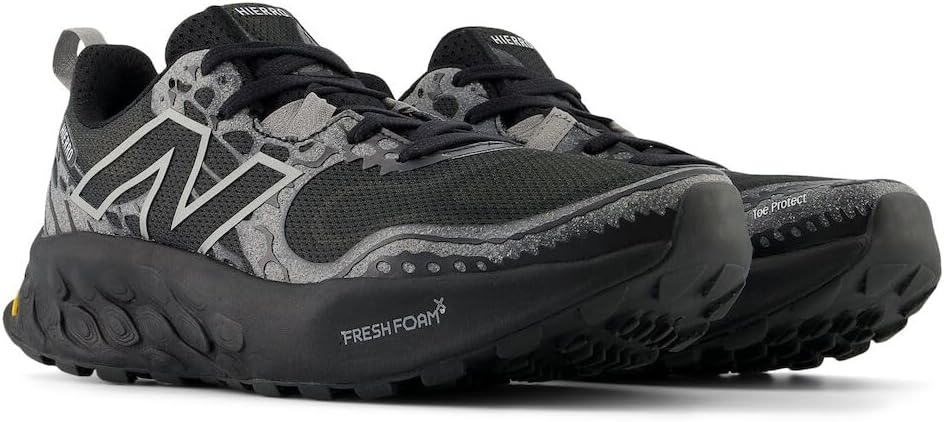 Мужские трейловые кроссовки New Balance Fresh Foam X Hierro V8, черный/серый — фото 4