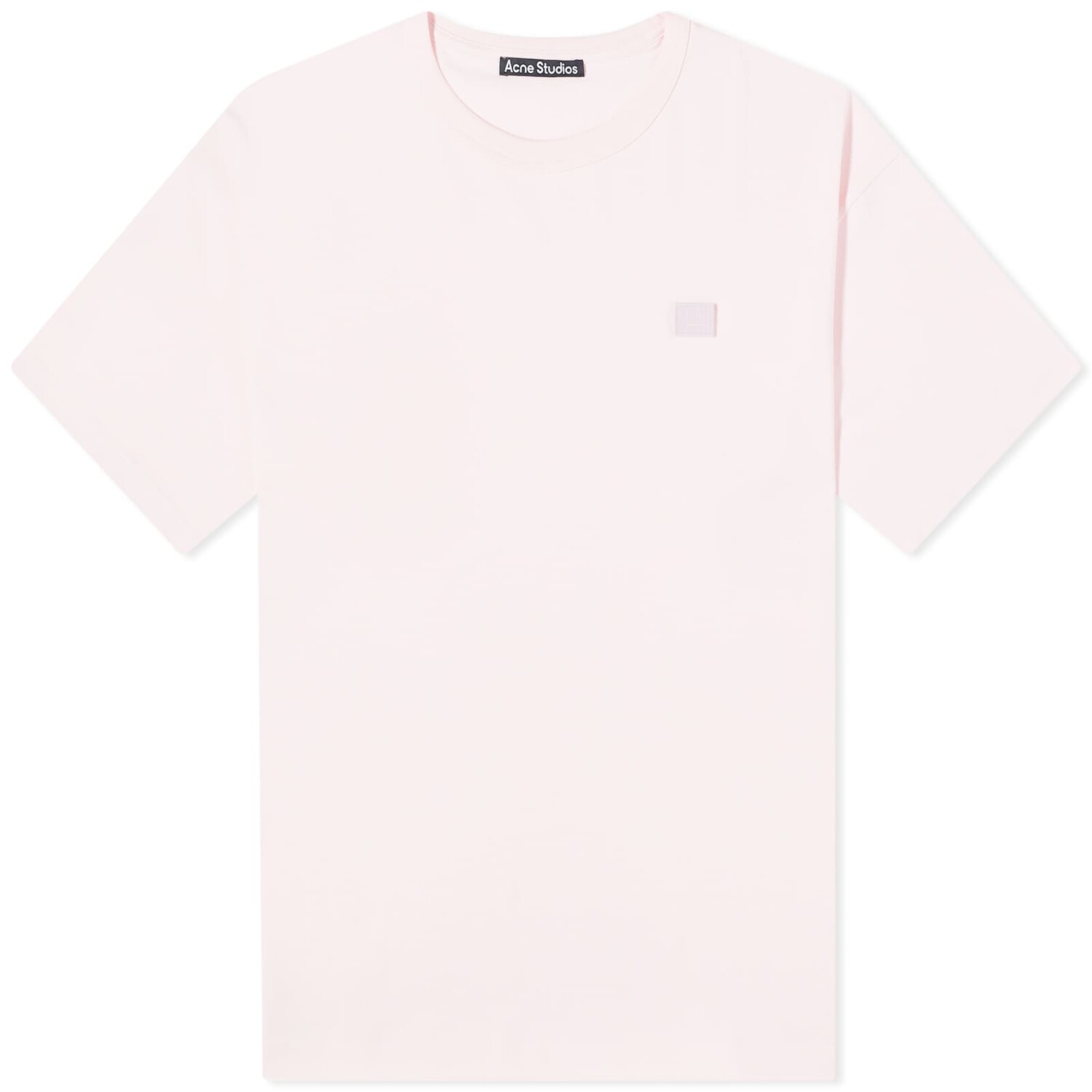 

Футболка Acne Studios Exford Face, светло-розовый