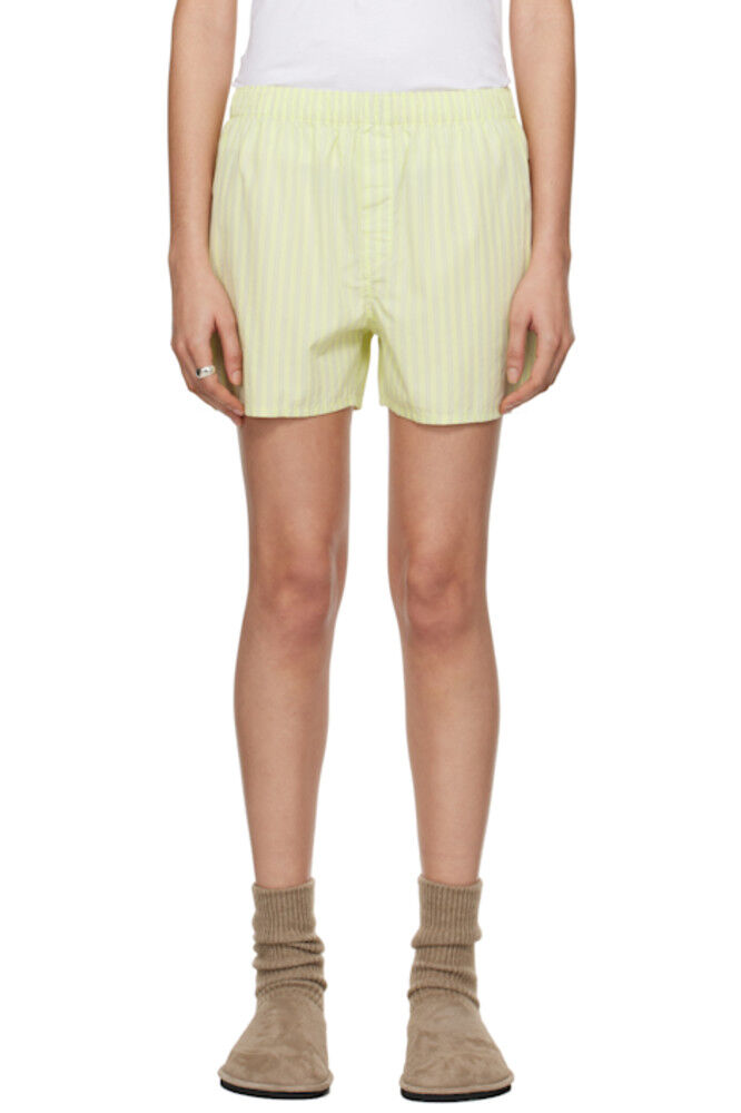 

SSENSE Эксклюзивные зеленые шорты-боксеры AURALEE Edition Tekla