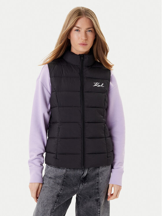 

Утепленный жилет regular fit A1W15048 Karl Lagerfeld, чёрный