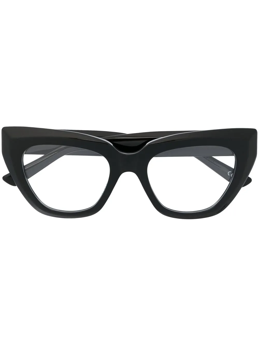 

Очки в оправе 'кошачий глаз' с логотипом Balenciaga Eyewear, черный