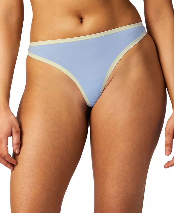 

Женские хлопковые стринги с эффектом растяжки GapBody GPW00283, синий