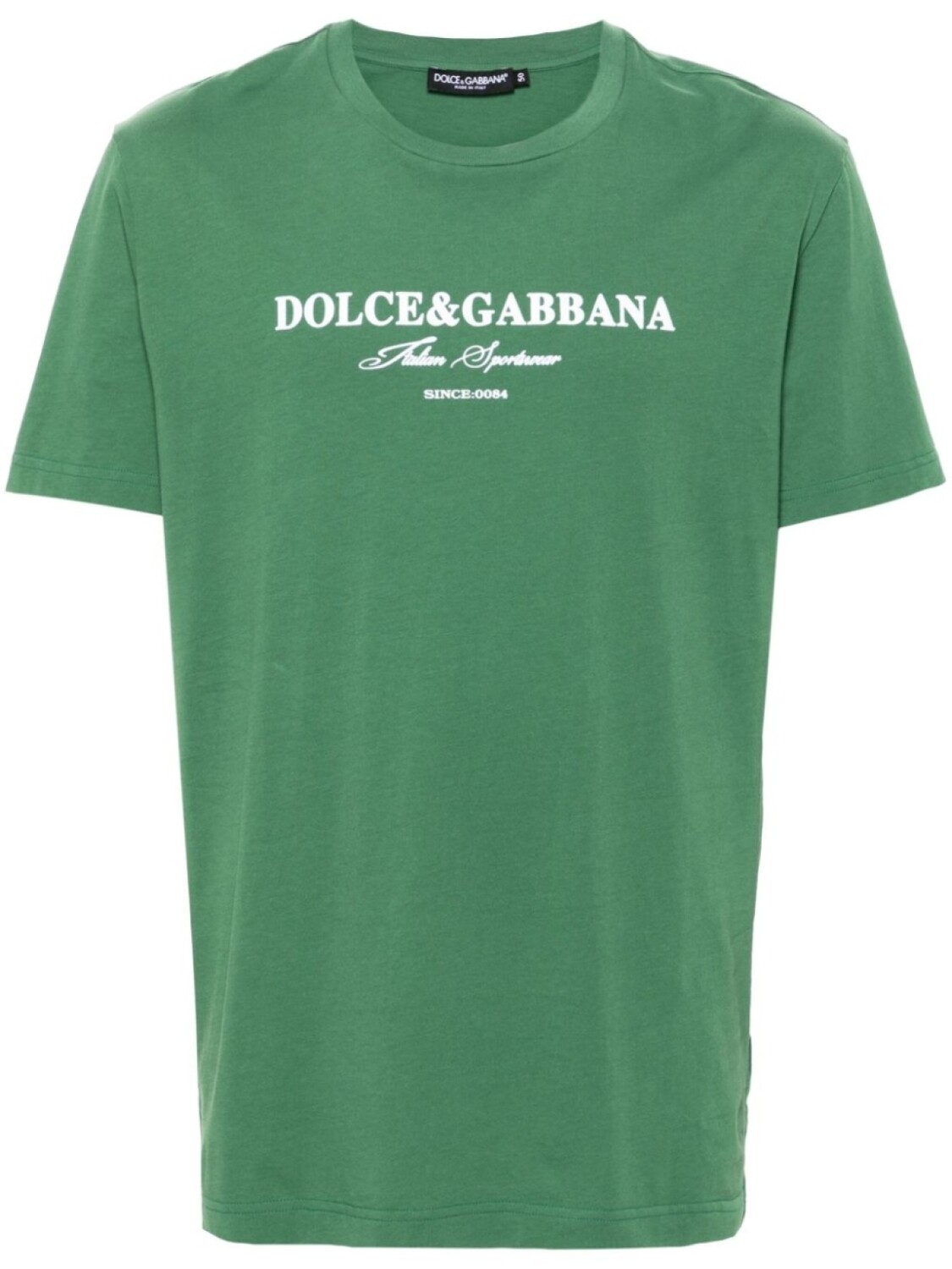 

Dolce & Gabbana футболка с фактурным логотипом, зеленый