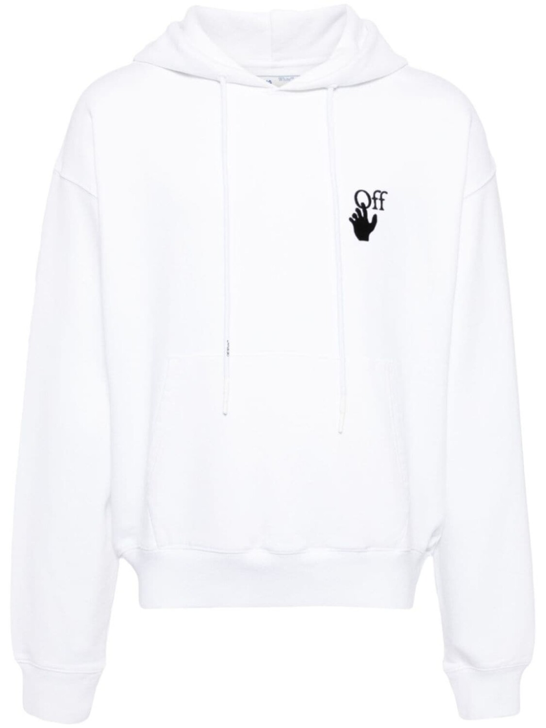 

Худи с графичным принтом Off-White, белый